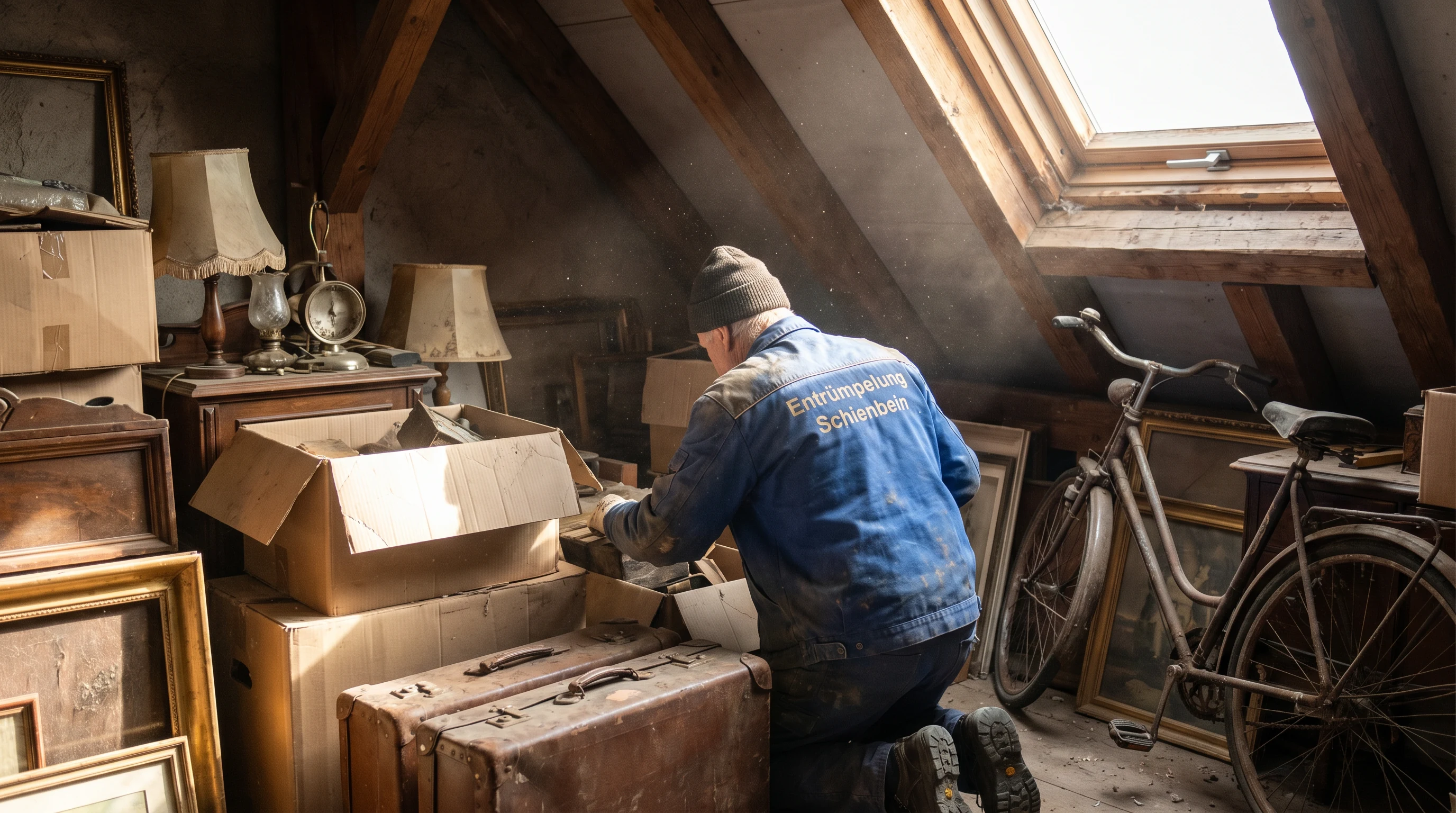 Dachboden entrümpeln — Schritt für Schritt