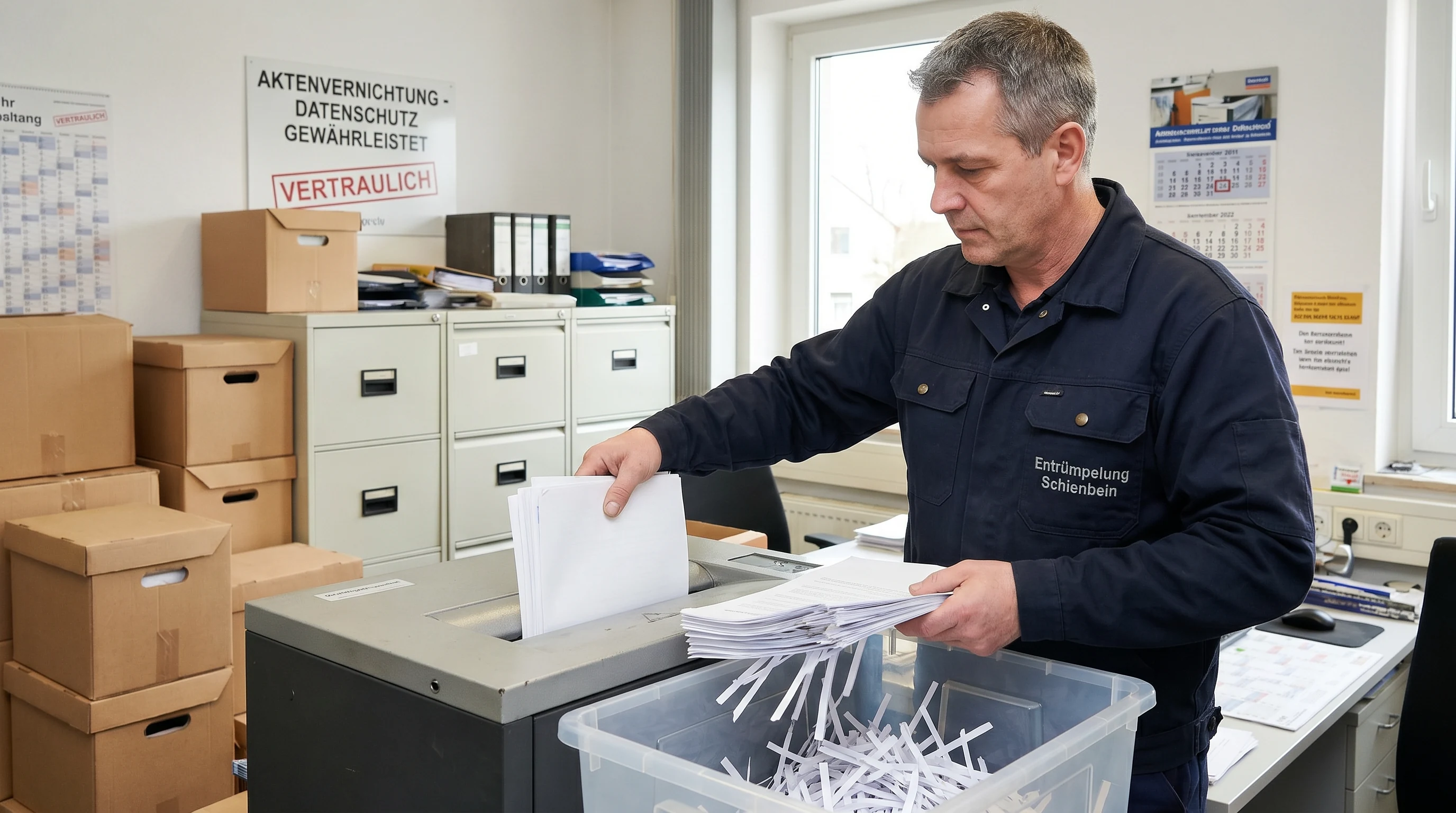 Datenschutz bei der Entrümpelung — Wichtige Hinweise