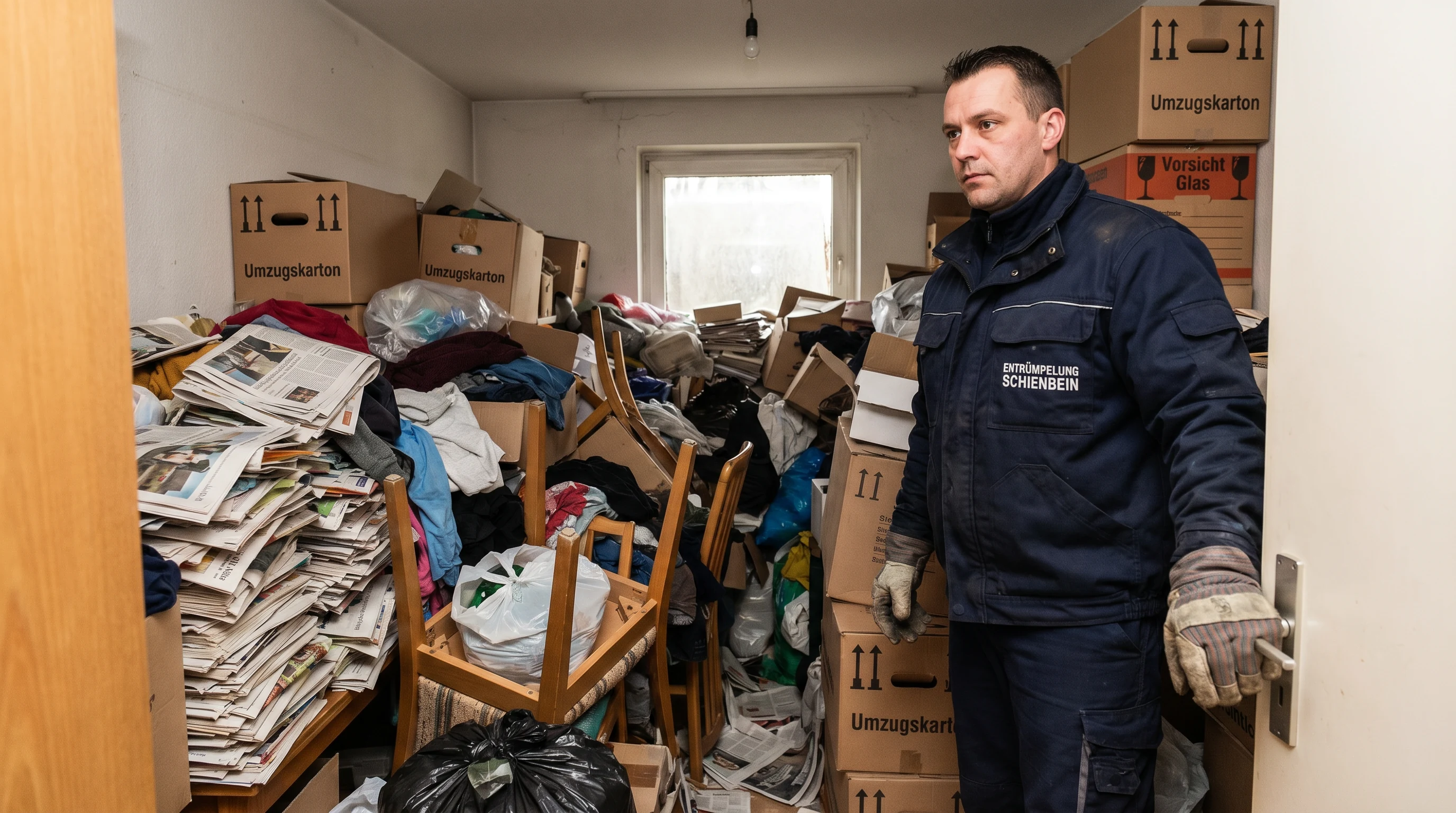 Messi-Wohnung entrümpeln — Professionelle Hilfe