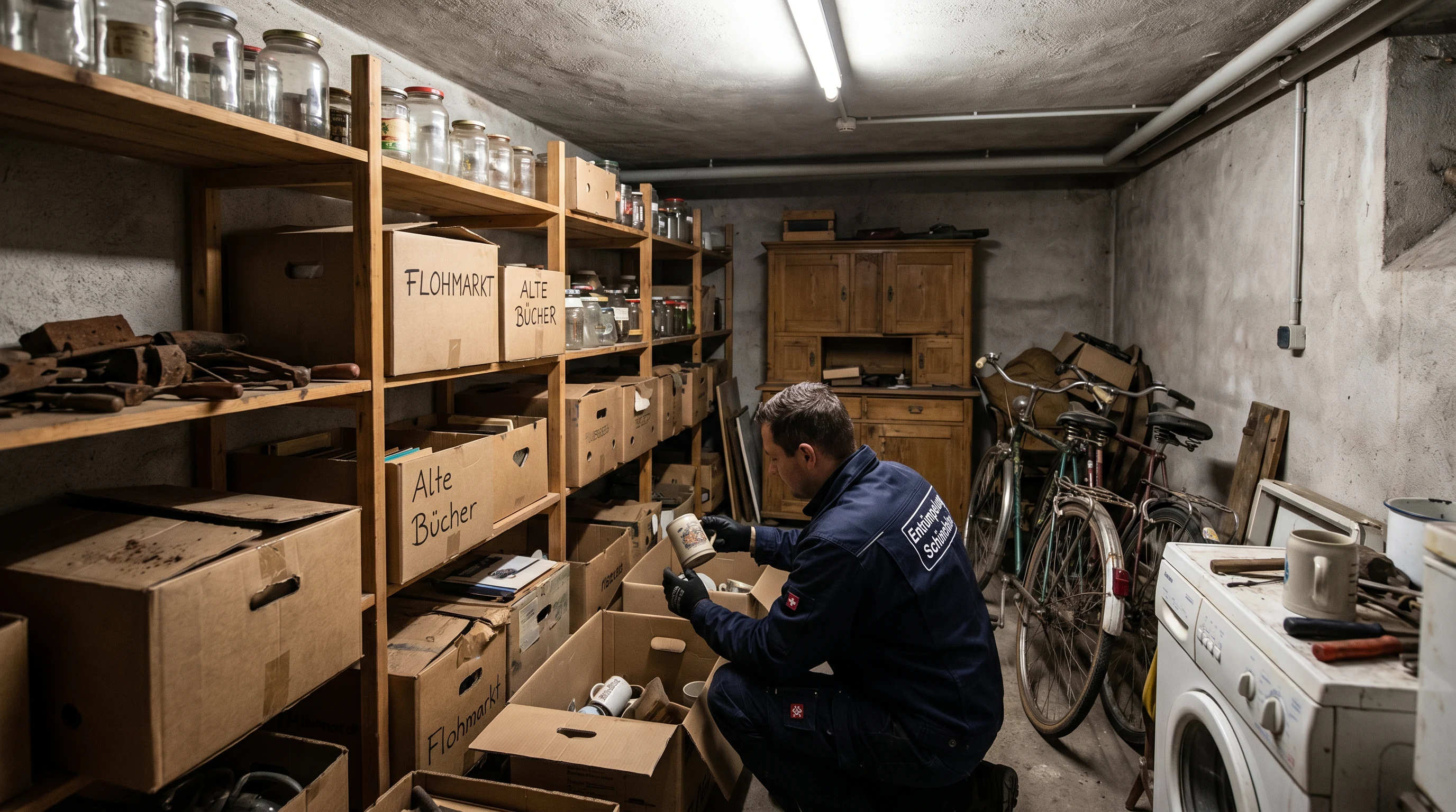 Keller entrümpeln — So schaffen Sie Platz