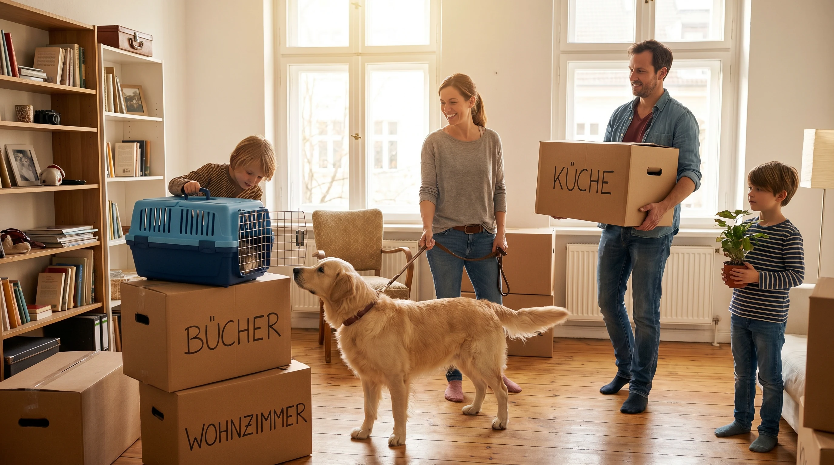 Umzug mit Haustieren — Stressfreie Tipps für Mensch und Tier