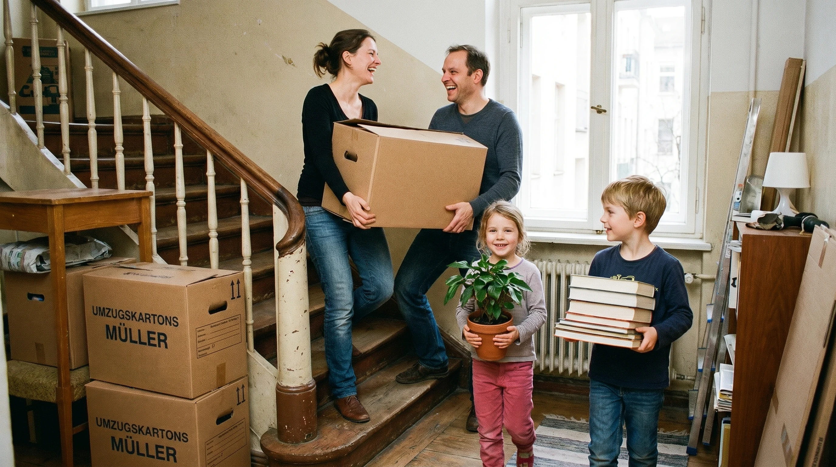 Umzug mit Kindern — Stressfrei umziehen