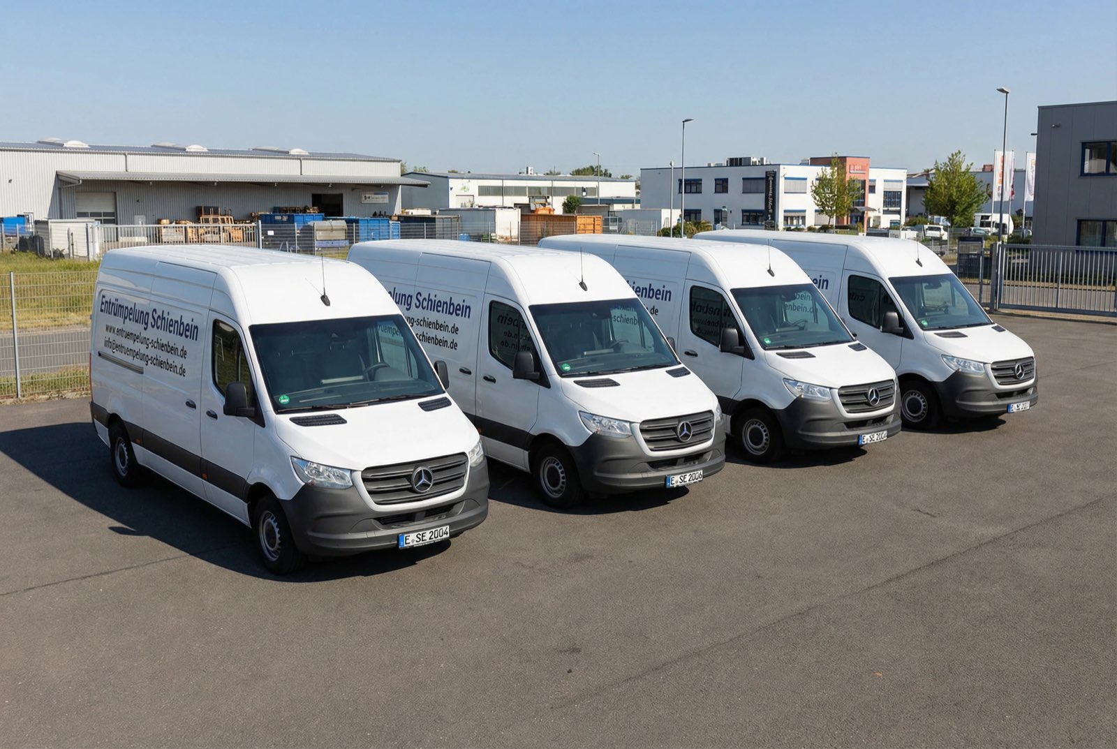 Fuhrpark Entrümpelung Schienbein — Mercedes-Sprinter-Flotte im Ruhrgebiet